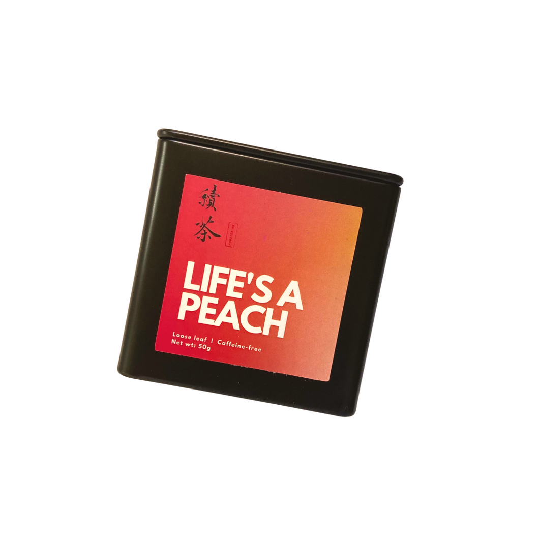 Life is a Peach 人生如桃：香甜蜜桃紅茶 - MoreTea Hong Kong